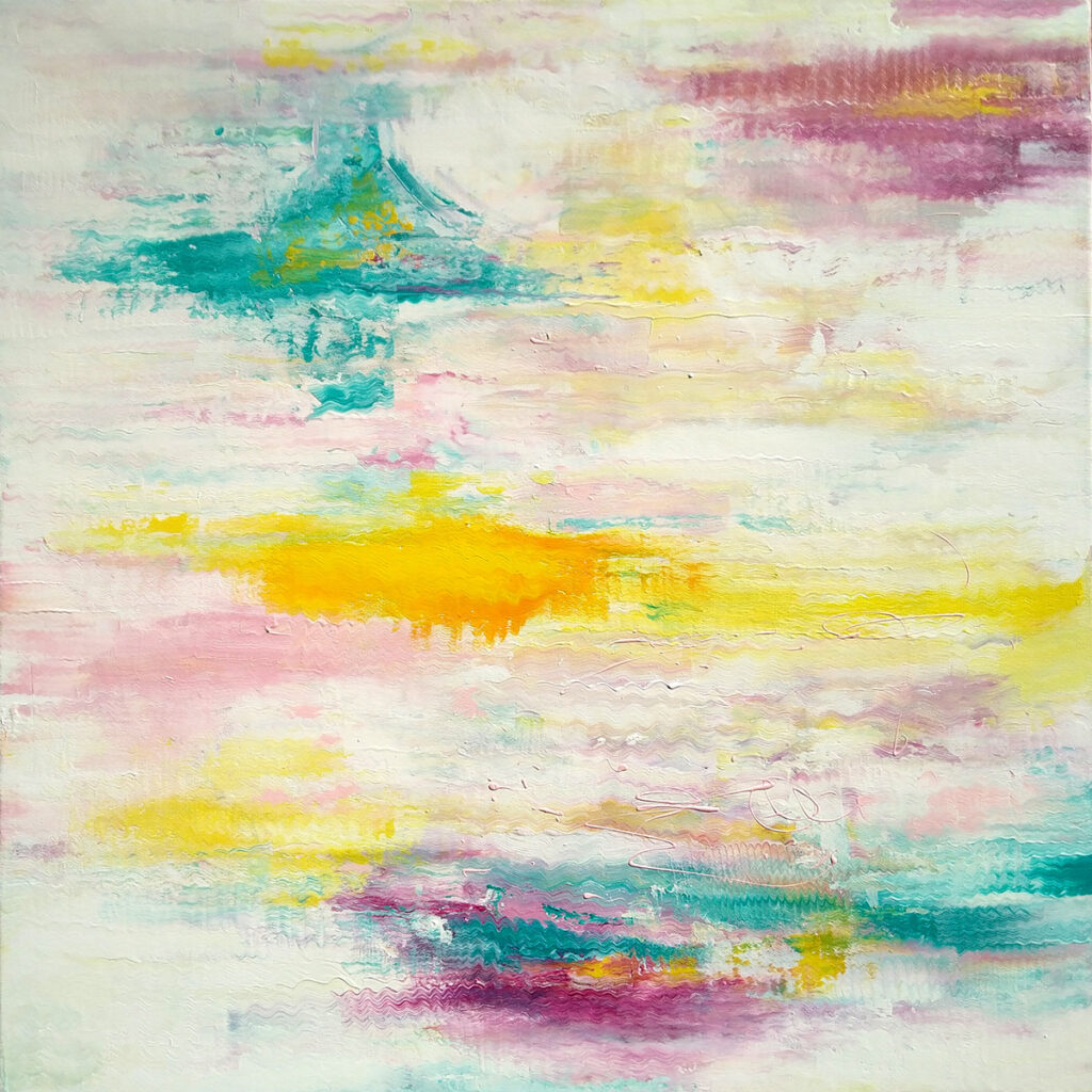 New Frequencies - Acryl auf Leinwand, 80 x 80cm