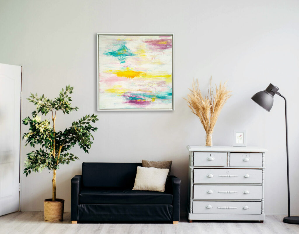 New Frequencies - Acryl auf Leinwand, 80 x 80cm