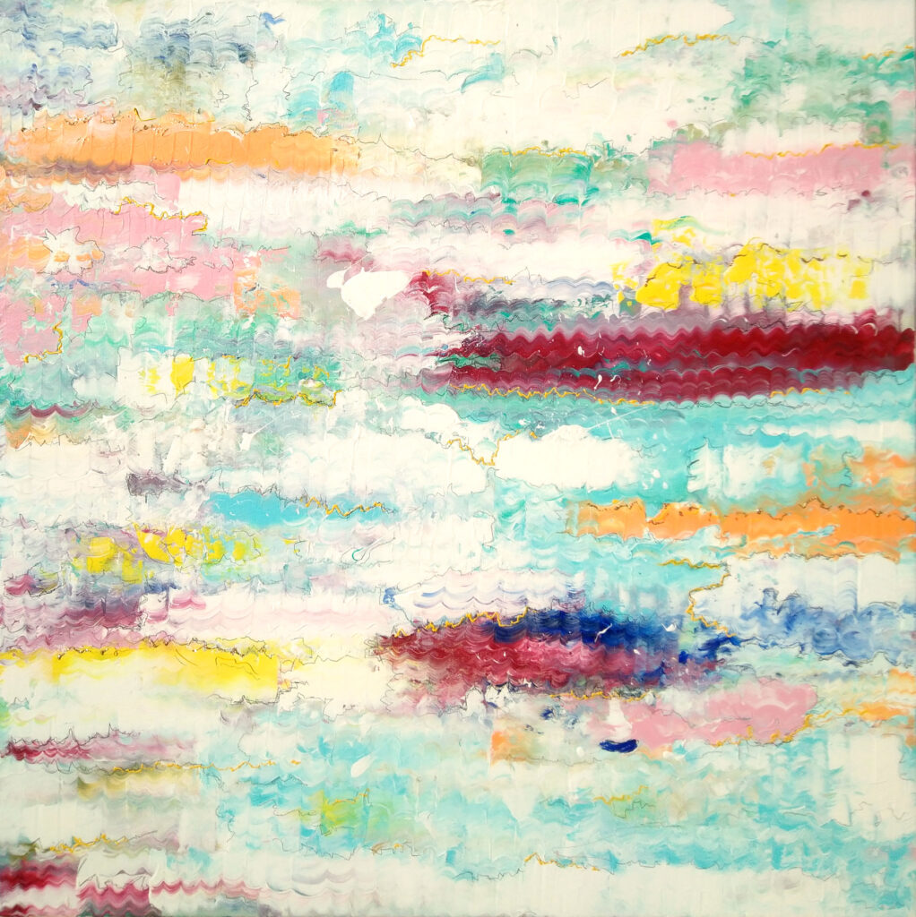 Fragmente der Wahrheit, Acryl auf Leinwand, 80 x 80cm