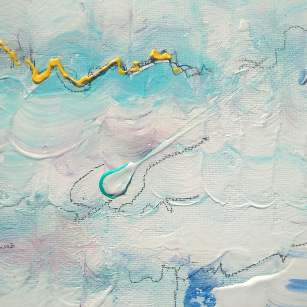 Fragmente der Wahrheit, Acryl auf Leinwand, 80 x 80cm