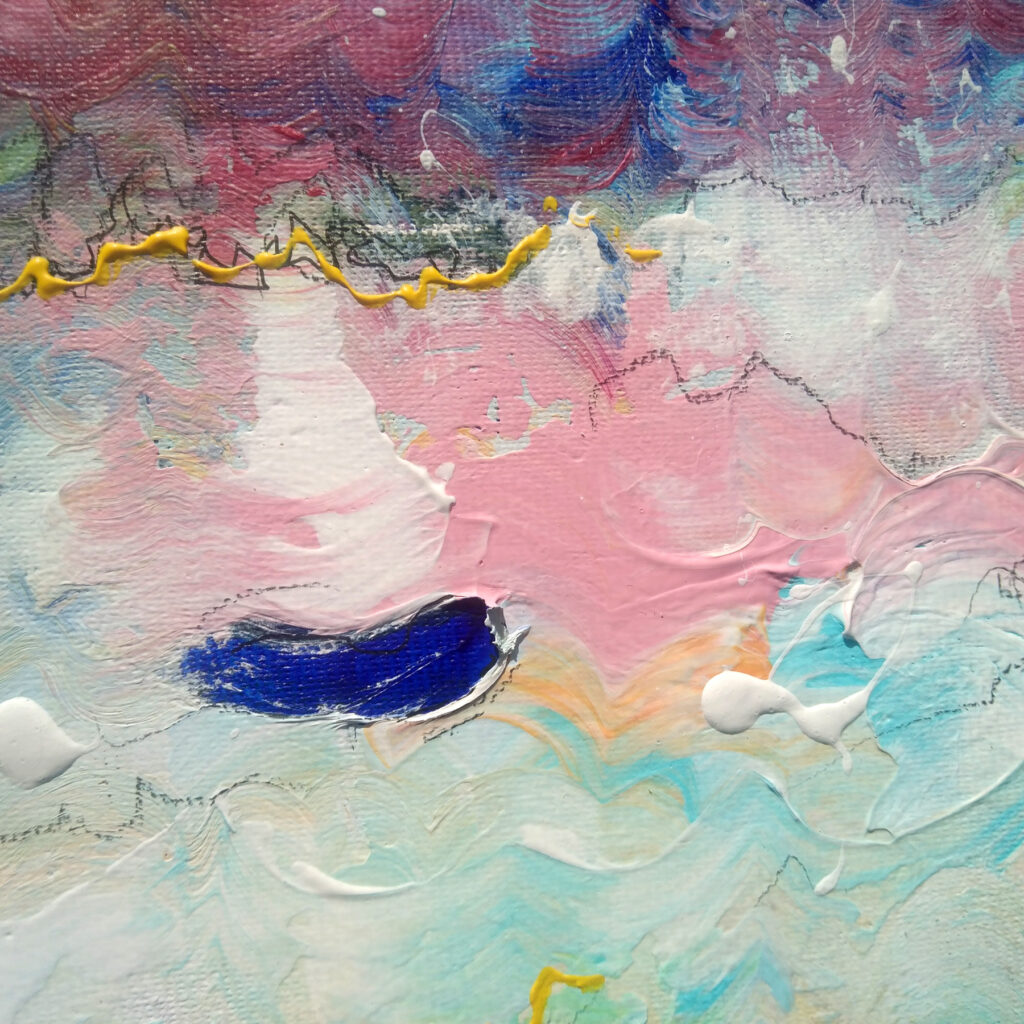 Fragmente der Wahrheit, Acryl auf Leinwand, 80 x 80cm