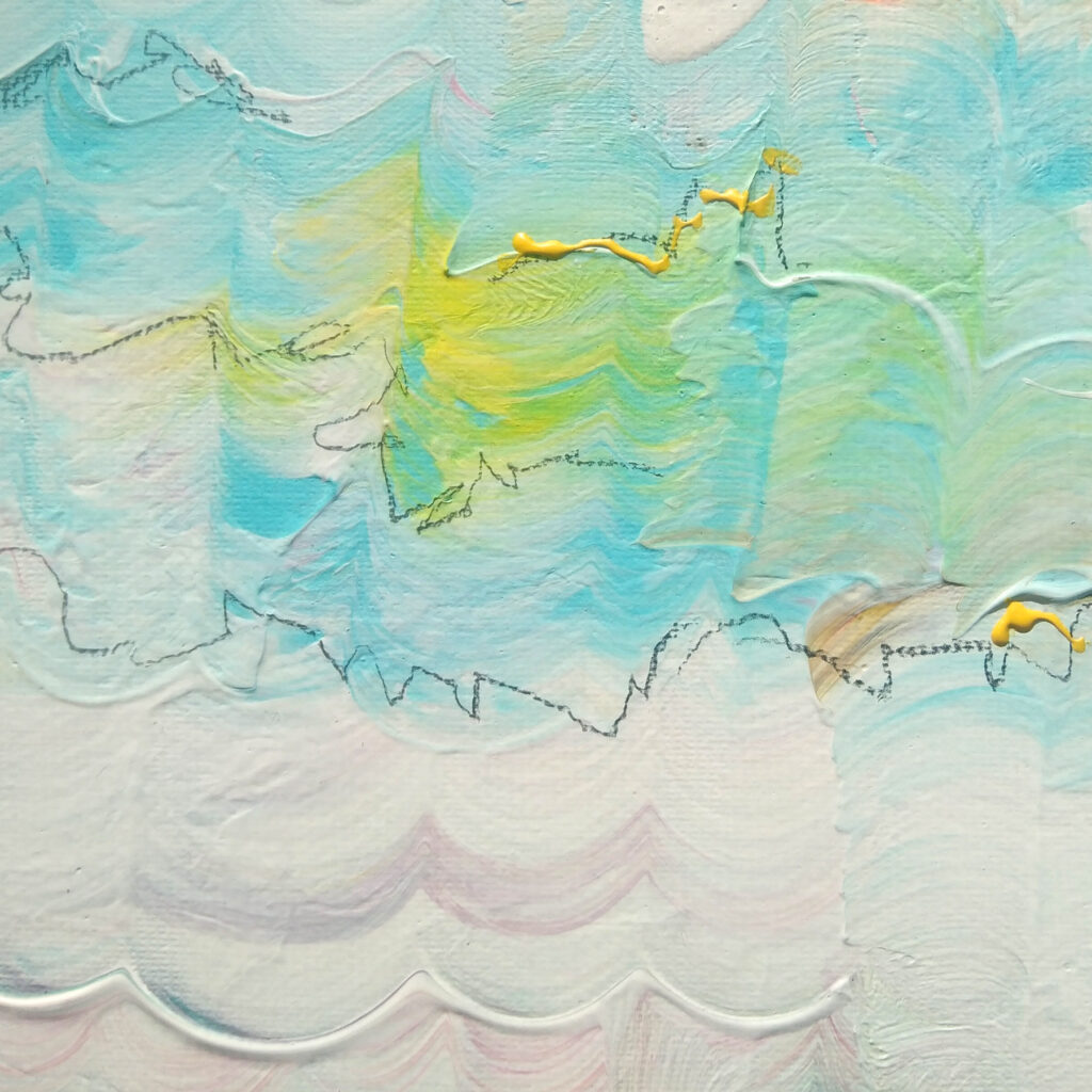 Fragmente der Wahrheit, Acryl auf Leinwand, 80 x 80cm