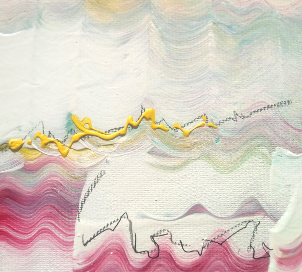 Fragmente der Wahrheit, Acryl auf Leinwand, 80 x 80cm