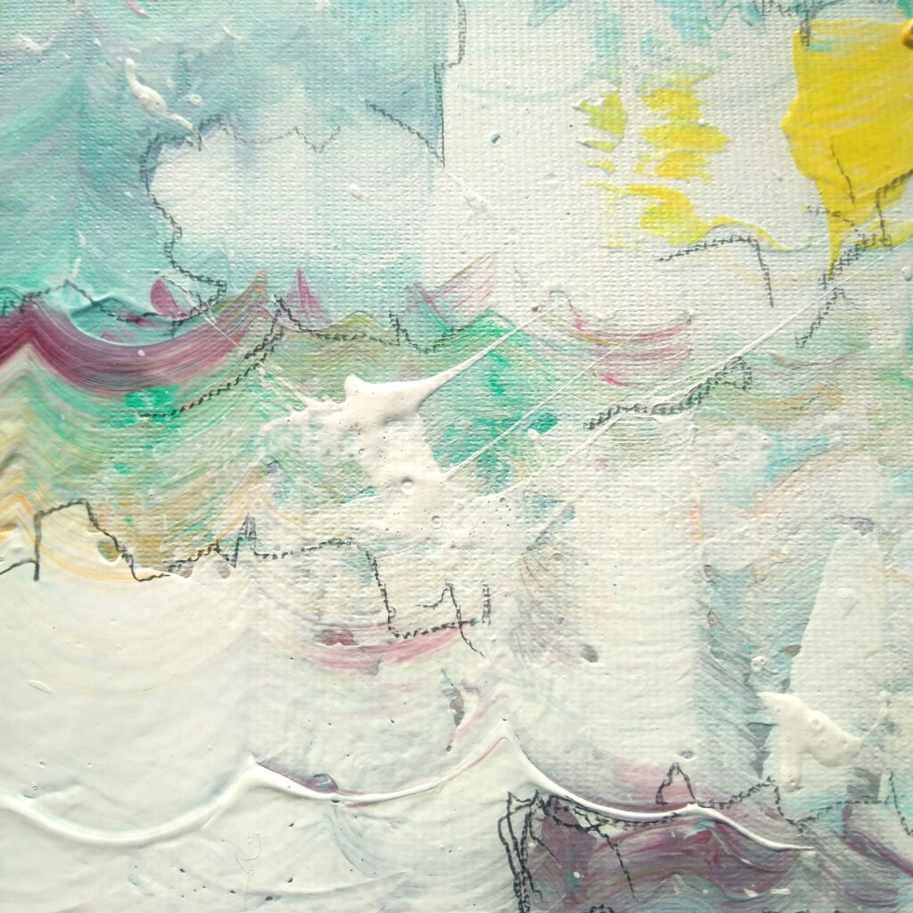 Fragmente der Wahrheit, Acryl auf Leinwand, 80 x 80cm